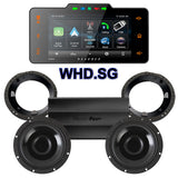 Precision Power HT Stage 2 Plug & Play Amp And Speaker Package With Soundstream Reserve WHD.SG Radio For 1998-2013 Harley Davidson® Street Glide, Electra Glide, And Ultra