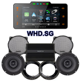 Hertz Stage 2 Plug & Play Amp And Speaker Package With Soundstream Reserve WHD.SG Radio For 1998-2013 Harley Davidson® Street Glide, Electra Glide, And Ultra