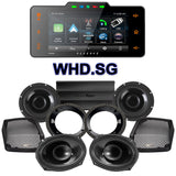 Precision Power HT Stage 4 Plug & Play Amp And Speaker Package With Soundstream Reserve WHD.SG Radio For 1998-2013 Harley Davidson® Street Glide, Electra Glide, And Ultra