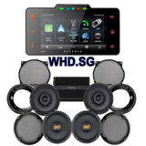 Hertz Stage 4 Plug & Play Amp And Speaker Package With Soundstream Reserve WHD.SG Radio For 1996-2013 Harley Davidson® CVO Street Glide And Ultra