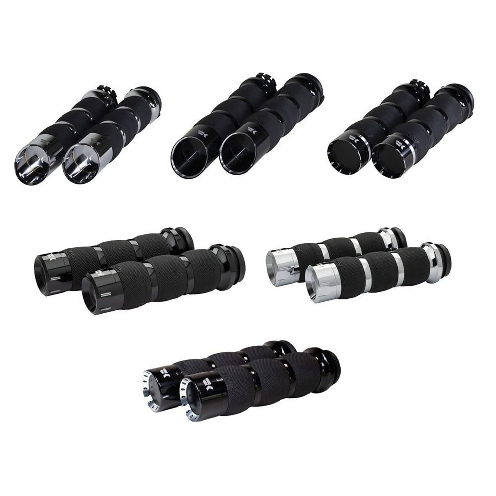 Khrome Werks Air-Cushion Grips For 2008-2025 Harley Davidson® Street Glide and Road Glide Motorcycles