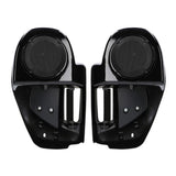 Hertz 6.5″ SV165NEO Speakers + Metra BC-HDLFSP2 Complete Lower Fairing Pods For 2014-2023 Harley Davidson® Motorcycles