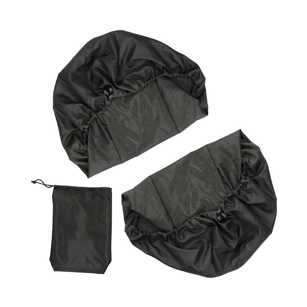 Precision Power MAS.692HT 6"x9” Horn-Loaded Motorcycle Speakers With Metra Saddlebag Lid Cover Protective Water-Resistant Nylon