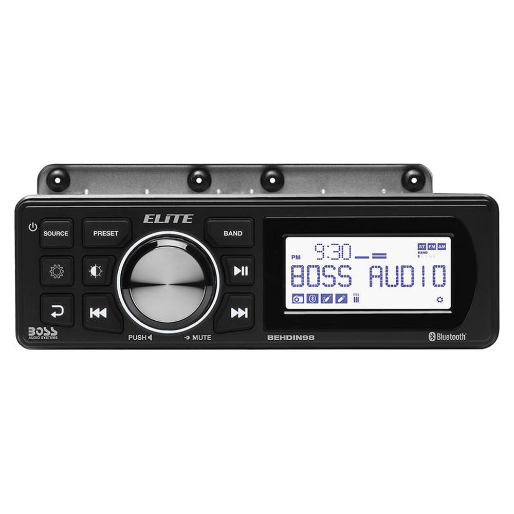 BOSS Audio Elite BEHDIN98 Multimedia Receiver for 1998-2013 Harley-Davidson® Touring Motorcycles