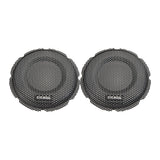 Cicada Audio CBG65L 6.5" Lip Style Black Aluminum Ring Billet Grilles for 2014-2023 Harley Davidson® Motorcycles