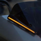 Custom Dynamics LED Windshield Trim with Turn Signals with Wiring for 2023.5-Up Harley Davidson® Road Glide Motorcycles
