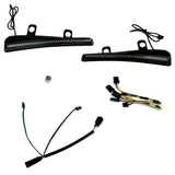 Custom Dynamics LED Windshield Trim with Turn Signals with Wiring for 2023.5-Up Harley Davidson® Road Glide Motorcycles