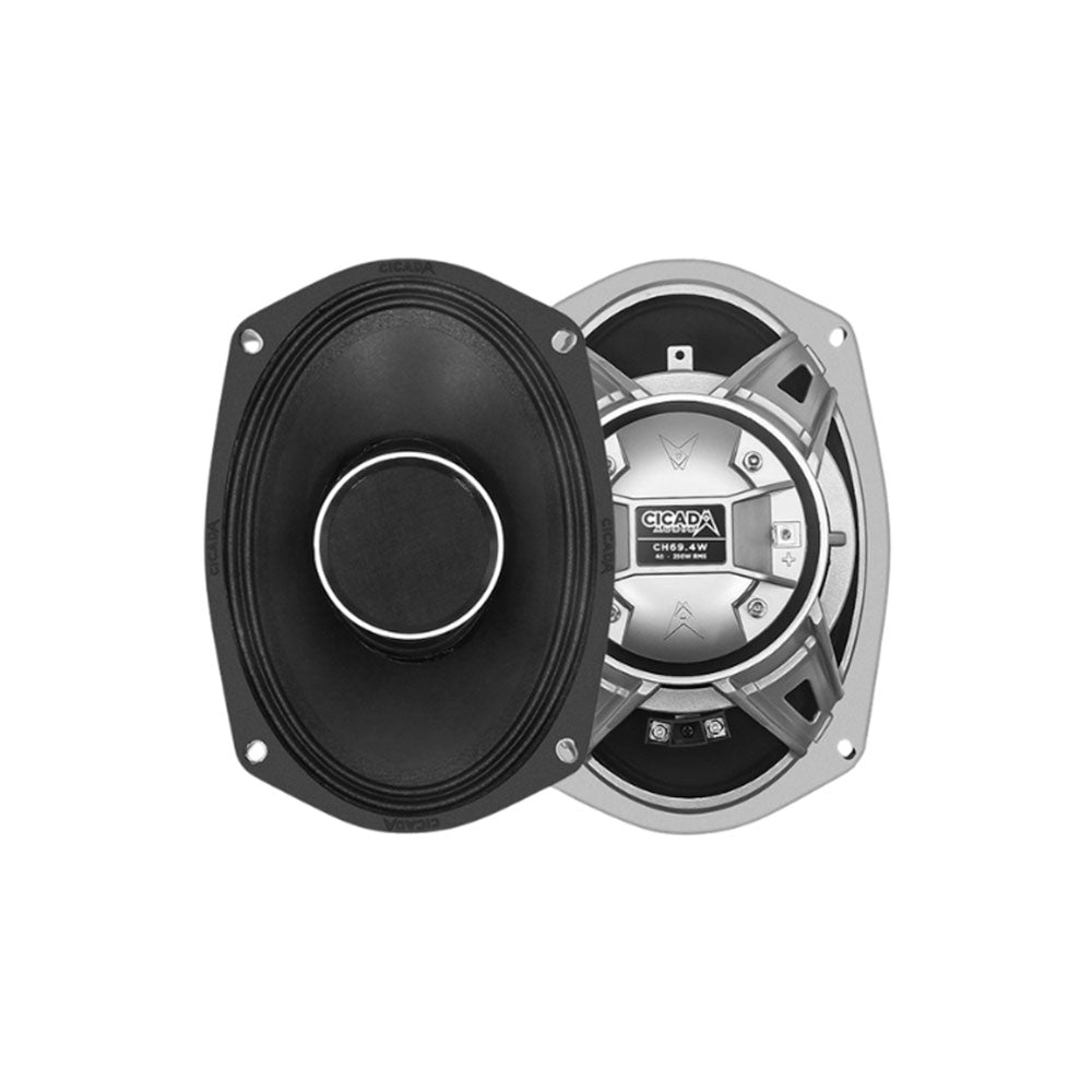Cicada Audio CH69.4W Coaxial Horn 6x9 Speakers - 4 Ohm For Harley Davidson® Motorcycles ( CH694W )