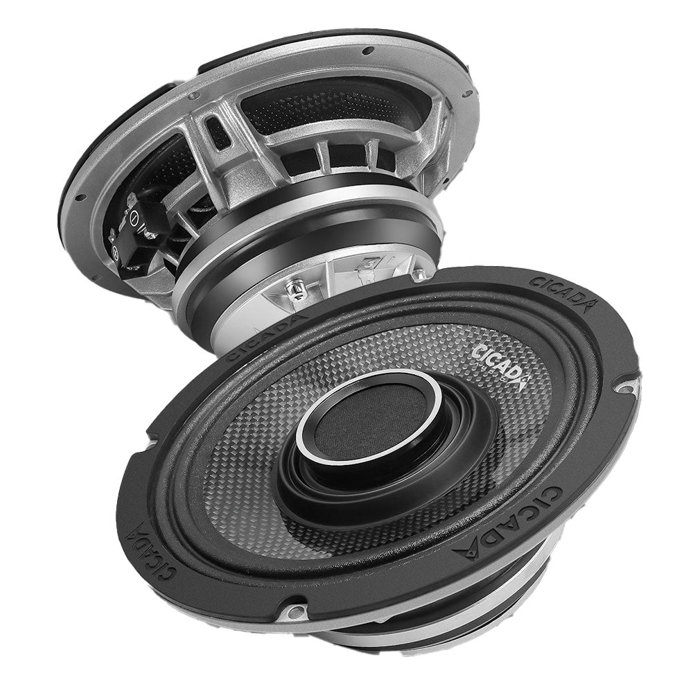 Cicada Audio CHX65.4 6.5"4-Ohm Pro Coax Horn Speakers for Upper Fairing, Lower Fairing, and Tour Pak Locations on Harley Davidson® Motorcycles