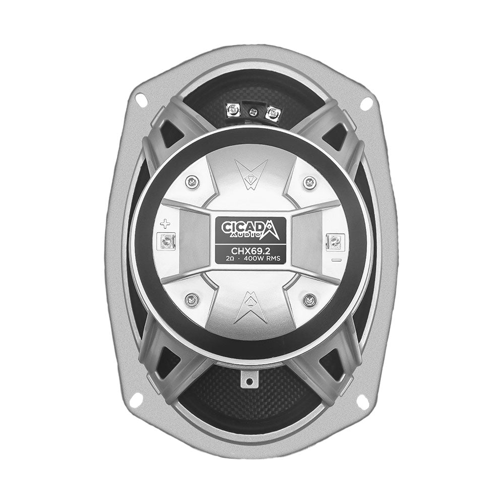 Cicada Audio CHX69.2 6x9" 2-Ohm Pro Coax Horn Speakers for Rear Locations on Harley Davidson® Motorcycles ( CHX692 )