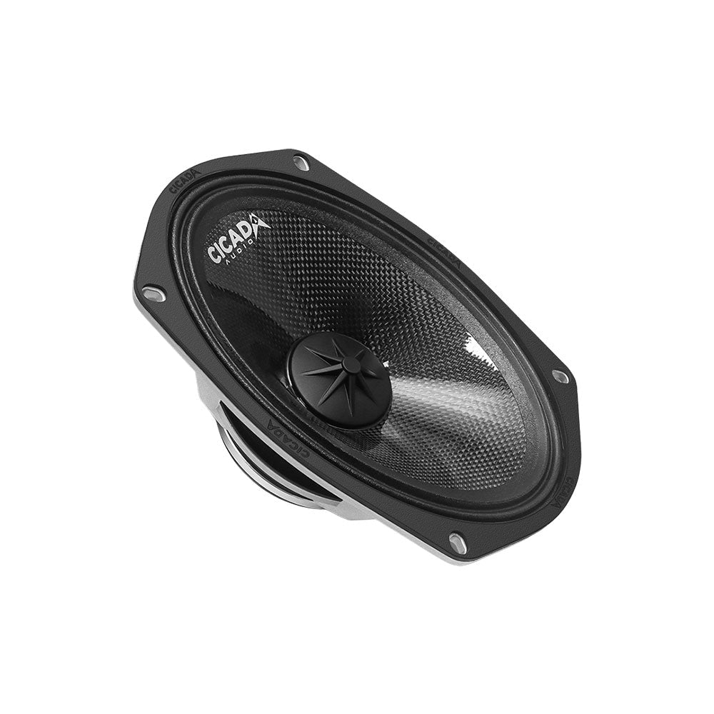 Cicada Audio CM69.4X 6x9" 4-Ohm Mid-Bass Component Speakers for Rear Locations on Harley Davidson® Motorcycles