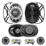 Cicada Audio CXK Stage 4 Plug & Play Amp And Speaker Package With Soundstream Reserve WHD14+ Radio For 2015-2023 Harley Davidson® Road Glide