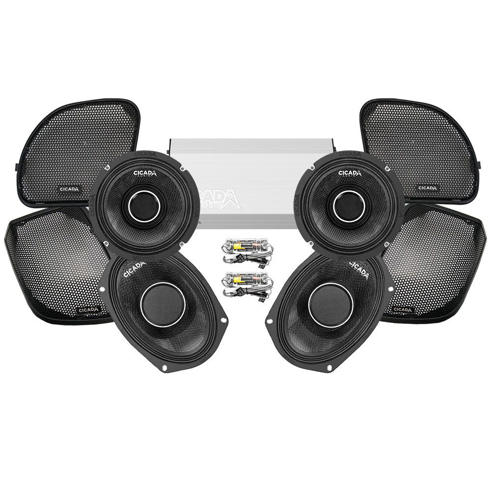 Cicada Audio CHX Stage 4 Plug & Play Amp and Speaker Package For