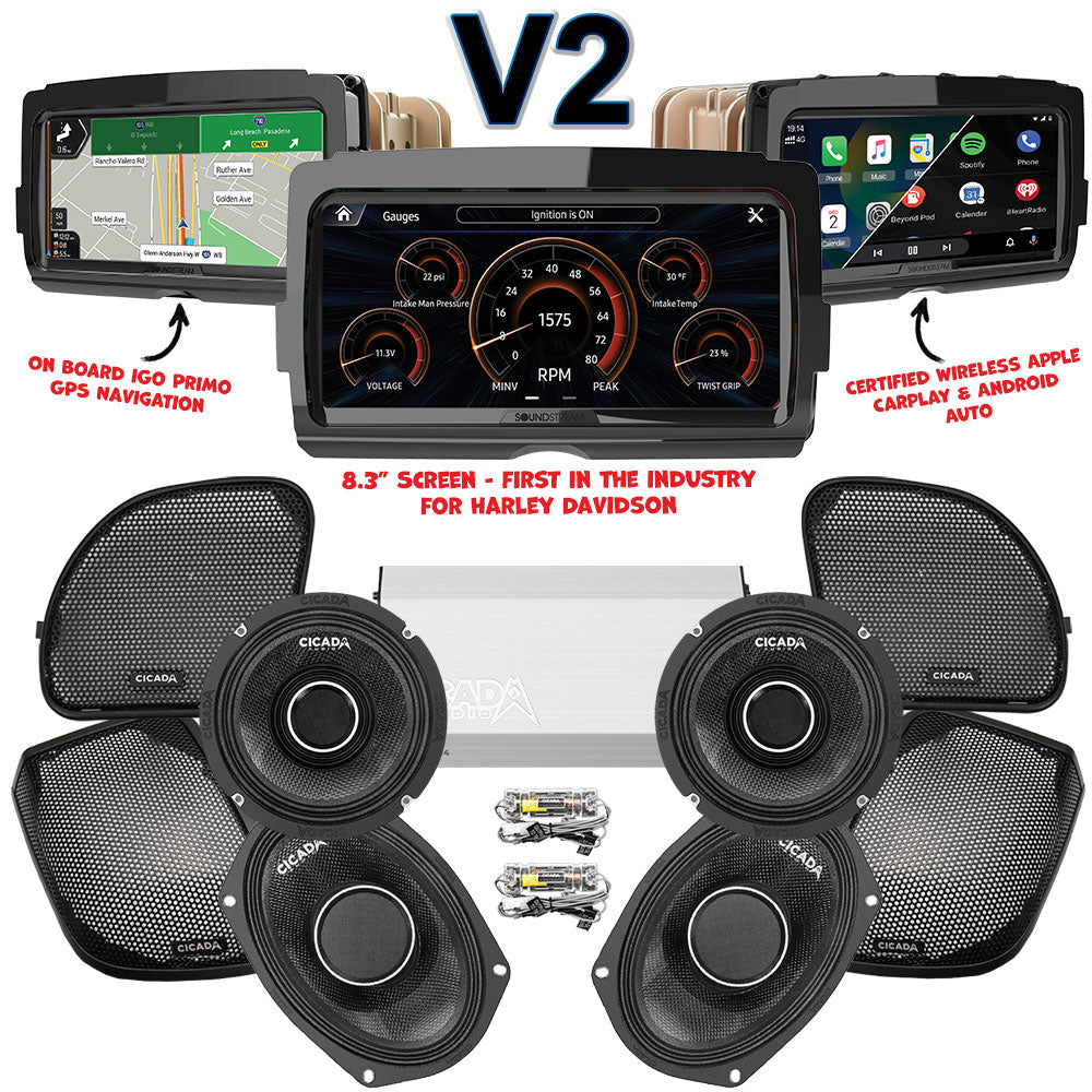 Cicada Audio CHX Stage 4 Plug & Play Amp And Speaker Package With