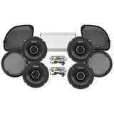Cicada Audio CHX Stage 4 Plug & Play Amp and Speaker Package For 2015-2023 Harley Davidson® Road Glide with Factory or Existing SoundStream Reserve Radios