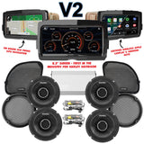 Cicada Audio CHX Stage 4 Plug & Play Amp And Speaker Package With Soundstream Reserve V2 Radio For 2022-2023 Harley Davidson® CVO Road Glide Limited With HD Audio By Rockford