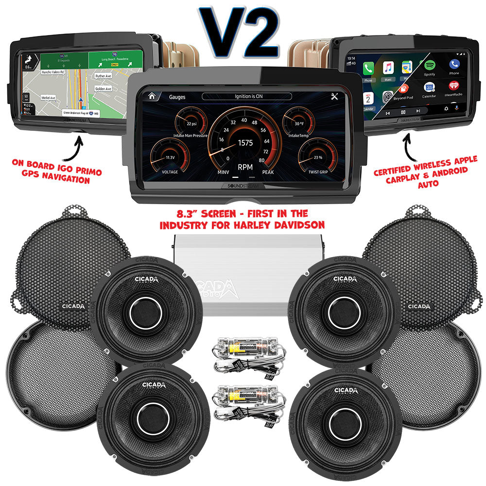 Cicada Audio CHX Stage 4 Plug & Play Amp And Speaker Package With