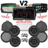 Cicada Audio CHX Stage 4 Plug & Play Amp And Speaker Package With Soundstream Reserve V2 Radio For 2014-2021 Harley Davidson® CVO Ultra / Limited