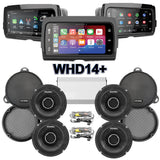 Cicada Audio CHX Stage 4 Plug & Play Amp And Speaker Package With Soundstream Reserve WHD14+ Radio For 2020-2021 Harley Davidson® CVO Tri Glide