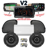 Cicada Audio CHX Stage 2 Plug & Play Amp and Speaker Package With Soundstream Reserve V2 Radio For 2015-2023 Harley Davidson® Road Glide