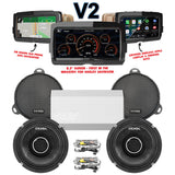 Cicada Audio CHX Stage 2 Plug & Play Amp and Speaker Package With Soundstream Reserve V2 Radio For 2014-2023 Harley Davidson® Street Glide, Electra Glide, and Ultra