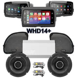 Cicada Audio CHX Stage 2 Plug & Play Amp and Speaker Package With Soundstream Reserve WHD14+ Radio For 2014-2023 Harley Davidson® Road Glide