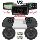 Cicada Audio CXK Stage 2 Plug & Play Amp and Speaker Package With Soundstream Reserve V2 Radio For 2015-2023 Harley Davidson® Road Glide