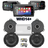 Cicada Audio CXK Stage 2 Plug & Play Amp and Speaker Package With Soundstream Reserve WHD14+ Radio For 2014-2023 Harley Davidson® Street Glide, Electra Glide, and Ultra