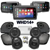 Cicada Audio CXK Stage 4 Plug & Play Amp And Speaker Package With Soundstream Reserve WHD14+ Radio For 2015-2023 Harley Davidson® Road Glide
