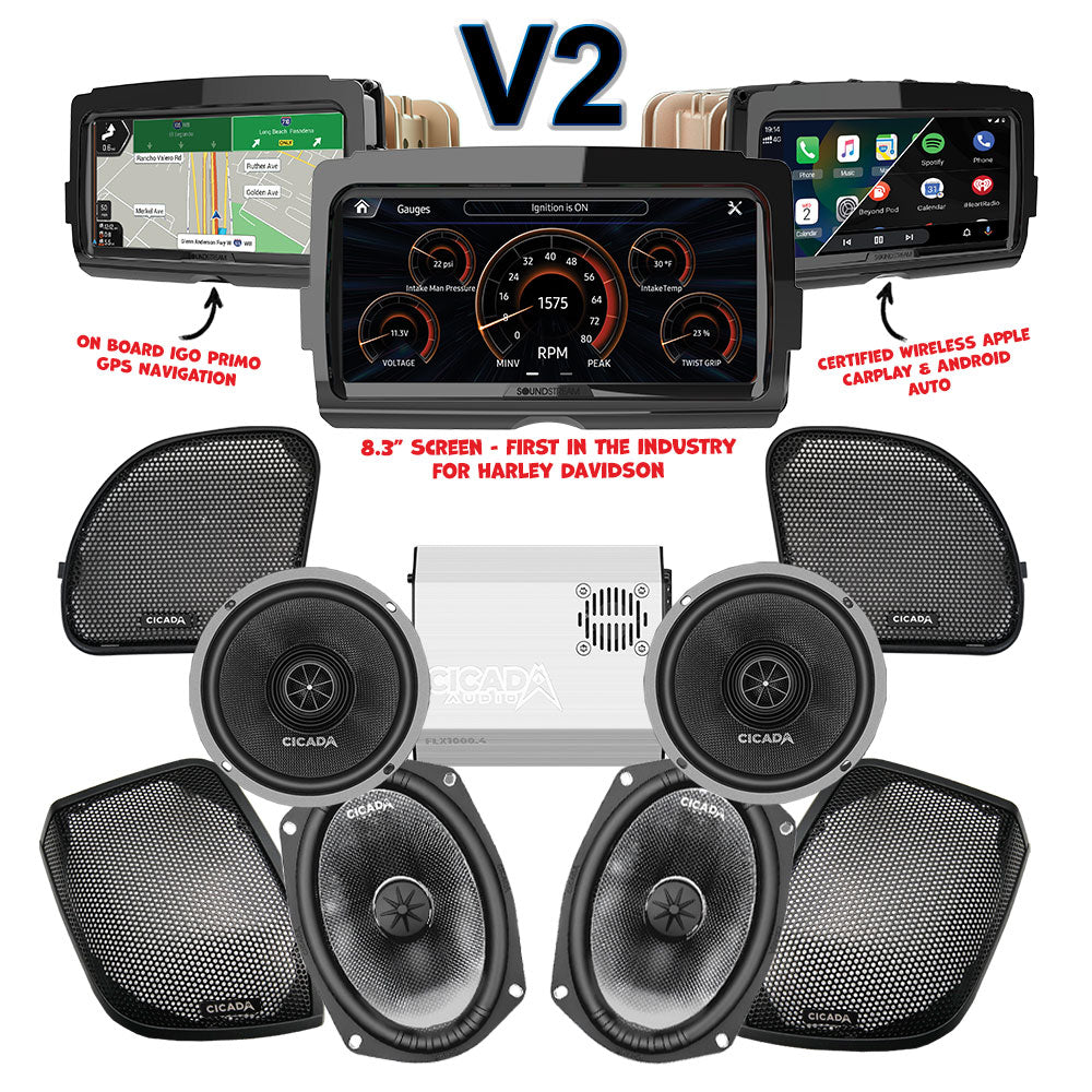 Cicada Audio CXX / CMB Stage 4 Plug & Play Amp And Speaker Package