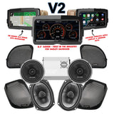 Cicada Audio CXX / CMB Stage 4 Plug & Play Amp And Speaker Package With Soundstream Reserve V2 Radio For 2015-2023 Harley Davidson® Road Glide