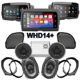 Cicada Audio CXX / CMB Stage 4 Plug & Play Amp And Speaker Package With Soundstream Reserve WHD14+ Radio For 2021-2023 Harley Davidson® CVO Road Glide With HD Audio By Rockford
