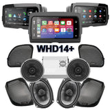 Cicada Audio CXX / CMB Stage 4 Plug & Play Amp And Speaker Package With Soundstream Reserve WHD14+ Radio For 2015-2023 Harley Davidson® Road Glide