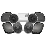 Cicada Audio CXX Stage 4 Plug & Play Amp and Speaker Package For 2015-2023 Harley Davidson® Road Glide with Factory or Existing SoundStream Reserve Radios