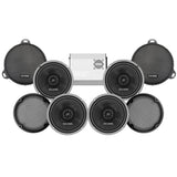 Cicada Audio CXX Stage 4 Plug & Play Amp and Speaker Package For 2014-2023 Harley Davidson® Street Glide, and Electra Glide with Factory or Existing SoundStream Reserve Radios