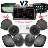 Cicada Audio CXX Stage 4 Plug & Play Amp And Speaker Package With Soundstream Reserve V2 Radio For 2014-2023 Harley Davidson® Street Glide, Electra Glide, And Ultra