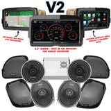 Cicada Audio CXX Stage 4 Plug & Play Amp And Speaker Package With Soundstream Reserve V2 Radio For 2015-2023 Harley Davidson® Road Glide