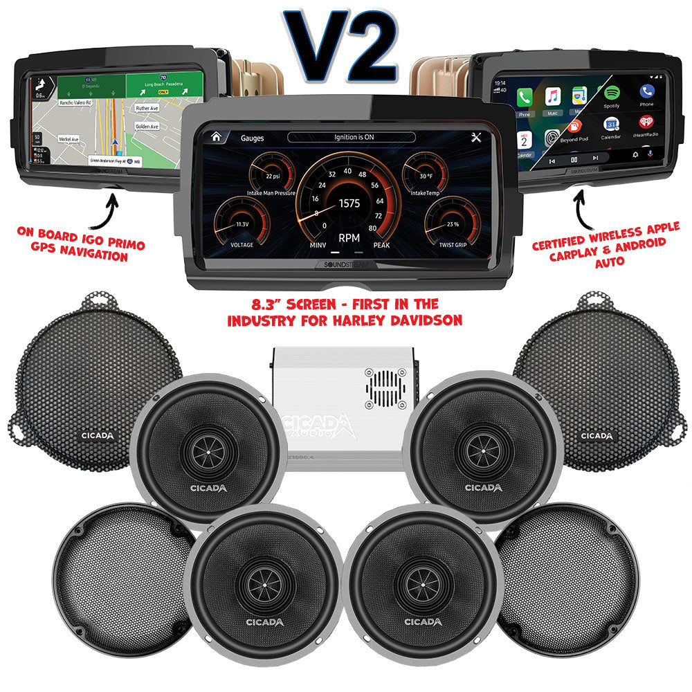 Cicada Audio CXX Stage 4 Plug & Play Amp And Speaker Package With