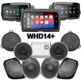 Cicada Audio CXX Stage 4 Plug & Play Amp And Speaker Package With Soundstream Reserve WHD14+ Radio For 2014-2023 Harley Davidson® Street Glide, Electra Glide, And Ultra