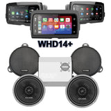Cicada Audio CXX Stage 2 Plug & Play Amp and Speaker Package With Soundstream Reserve WHD14+ Radio For 2014-2023 Harley Davidson® Street Glide, Electra Glide, and Ultra