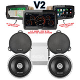 Cicada Audio CX Stage 2 Plug & Play Amp and Speaker Package With Soundstream Reserve V2 Radio For 2014-2023 Harley Davidson® Street Glide, Electra Glide, and Ultra