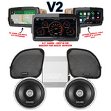Cicada Audio CX Stage 2 Plug & Play Amp and Speaker Package With Soundstream Reserve V2 Radio For 2015-2023 Harley Davidson® Road Glide