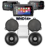 Cicada Audio CX Stage 2 Plug & Play Amp and Speaker Package With Soundstream Reserve WHD14+ Radio For 2014-2023 Harley Davidson® Street Glide, Electra Glide, and Ultra