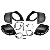 Hertz Premium A2B Stage 4 Plug & Play Amp And Speaker Package For 2024-Up Harley Davidson® Base Model Road Glide Motorcycles with Saddlebag Lids
