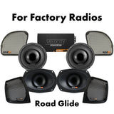 Velocity Stage 4 Plug & Play Amp and Speaker Package For 2015-2023 Harley Davidson® Road Glide and Road Glide Specials with Factory Radio