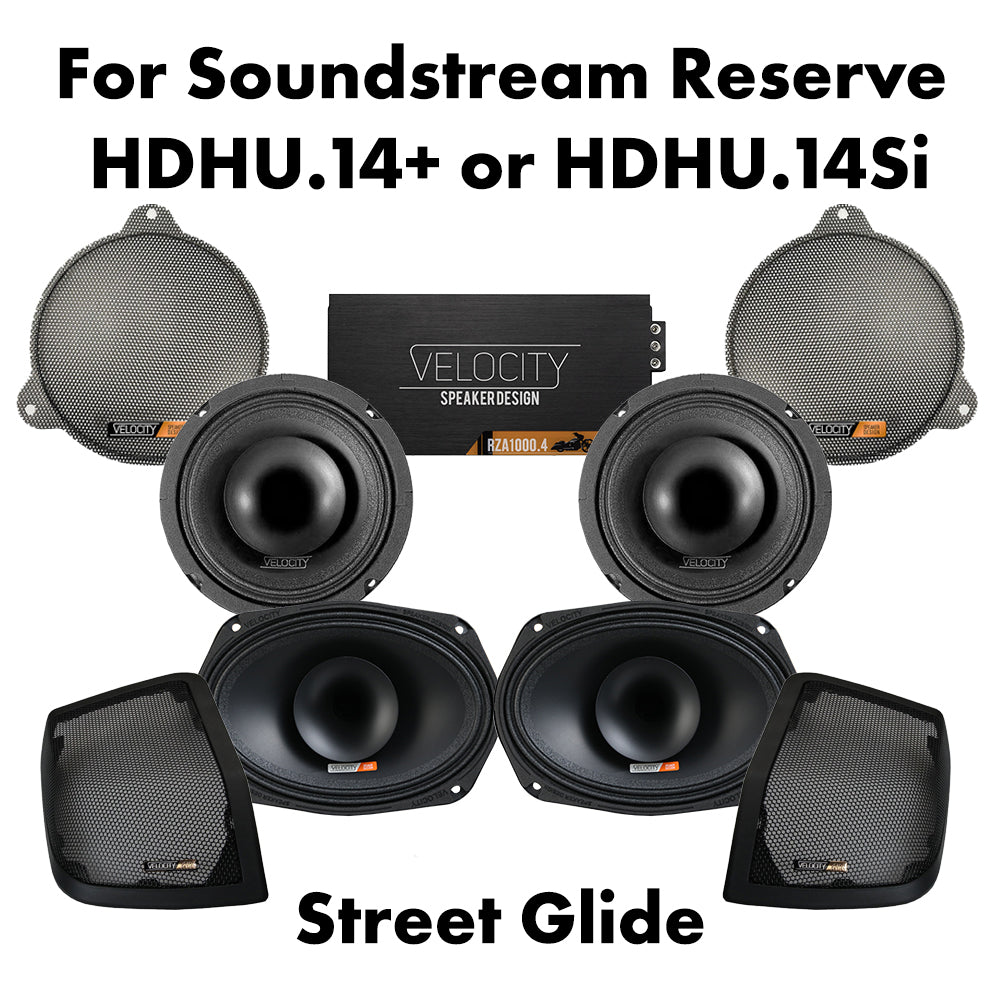 Velocity Stage 4 Plug & Play Amp and Speaker Package For 2014-2023