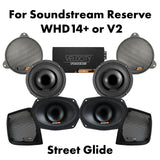 Velocity Stage 4 Plug & Play Amp and Speaker Package For 2014-2023 Harley Davidson® Street Glide and Street Glide Specials with Existing Soundstream Reserve WHD14+ or V2 Radio