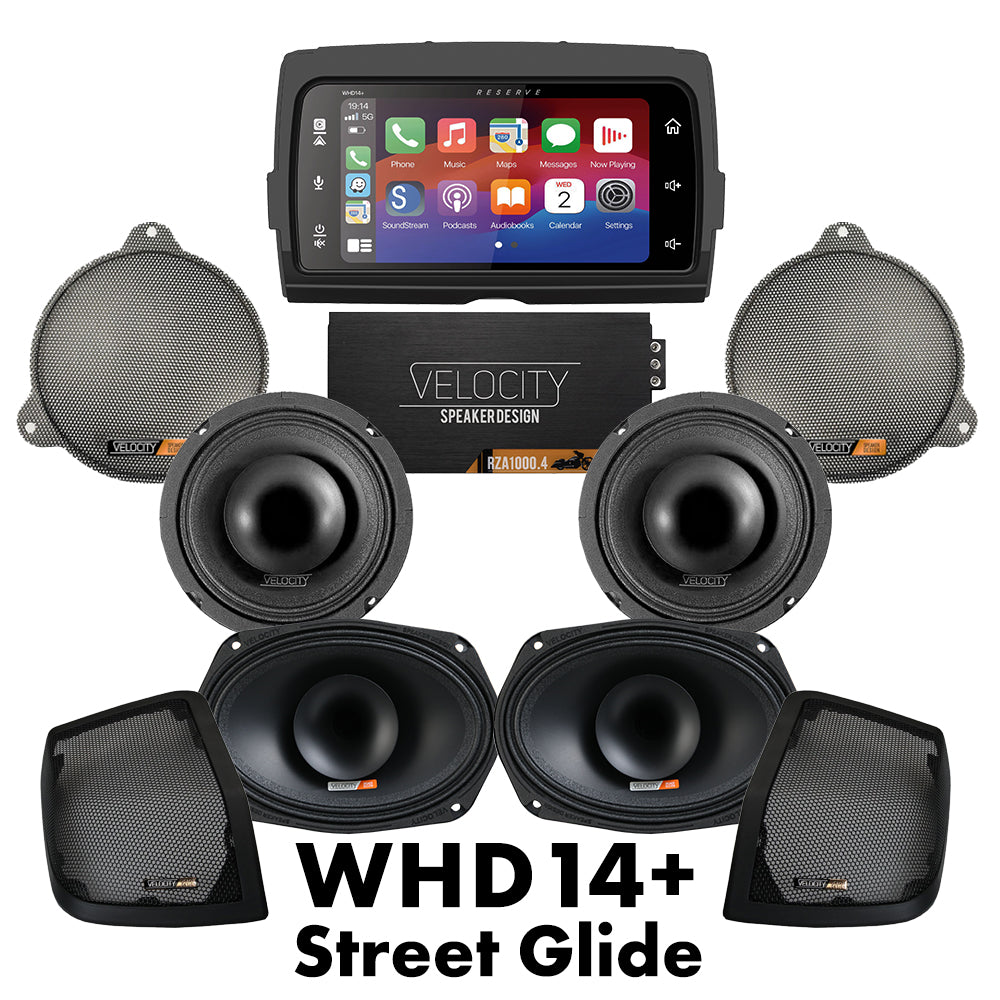 Velocity Stage 4 Plug & Play Amp and Speaker Package For 2014-2023