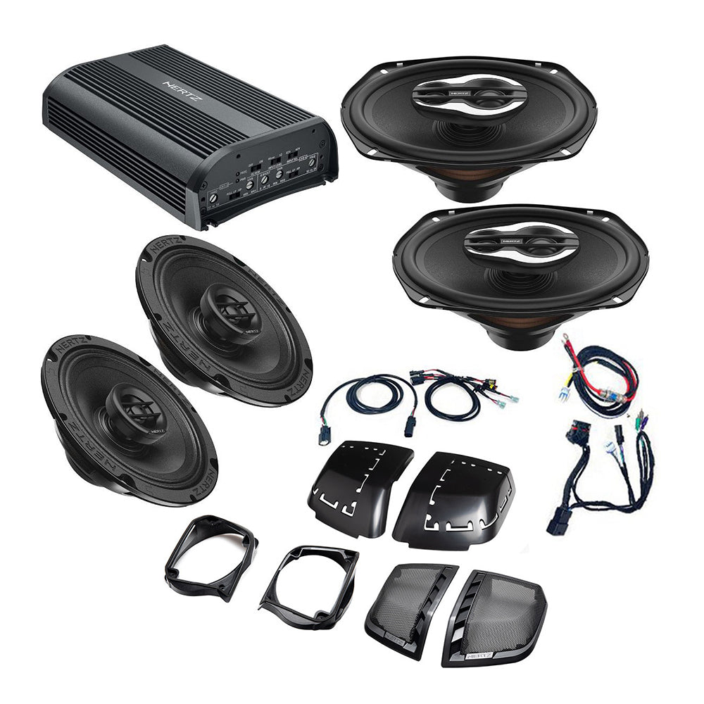 Hertz HSP3 Plug & Play 4 Speaker Kit with SP4.900 amp + SX 165 NEO