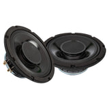 Precision Power HTW.654 6.5” Weather Resistant 4 Ohm Horn-Loaded Speakers for 1998-2025 Harley Davidson® Motorcycles